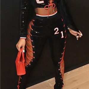 RED 21 # 2 Pc Outfit